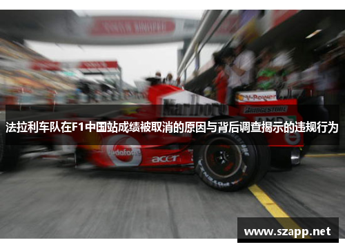 法拉利车队在F1中国站成绩被取消的原因与背后调查揭示的违规行为